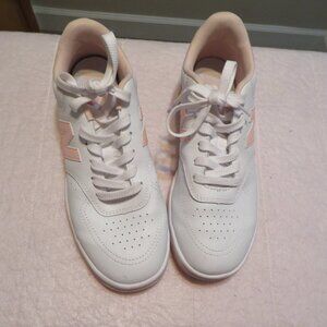 Women's New Balance Pink/White Walking Shoes